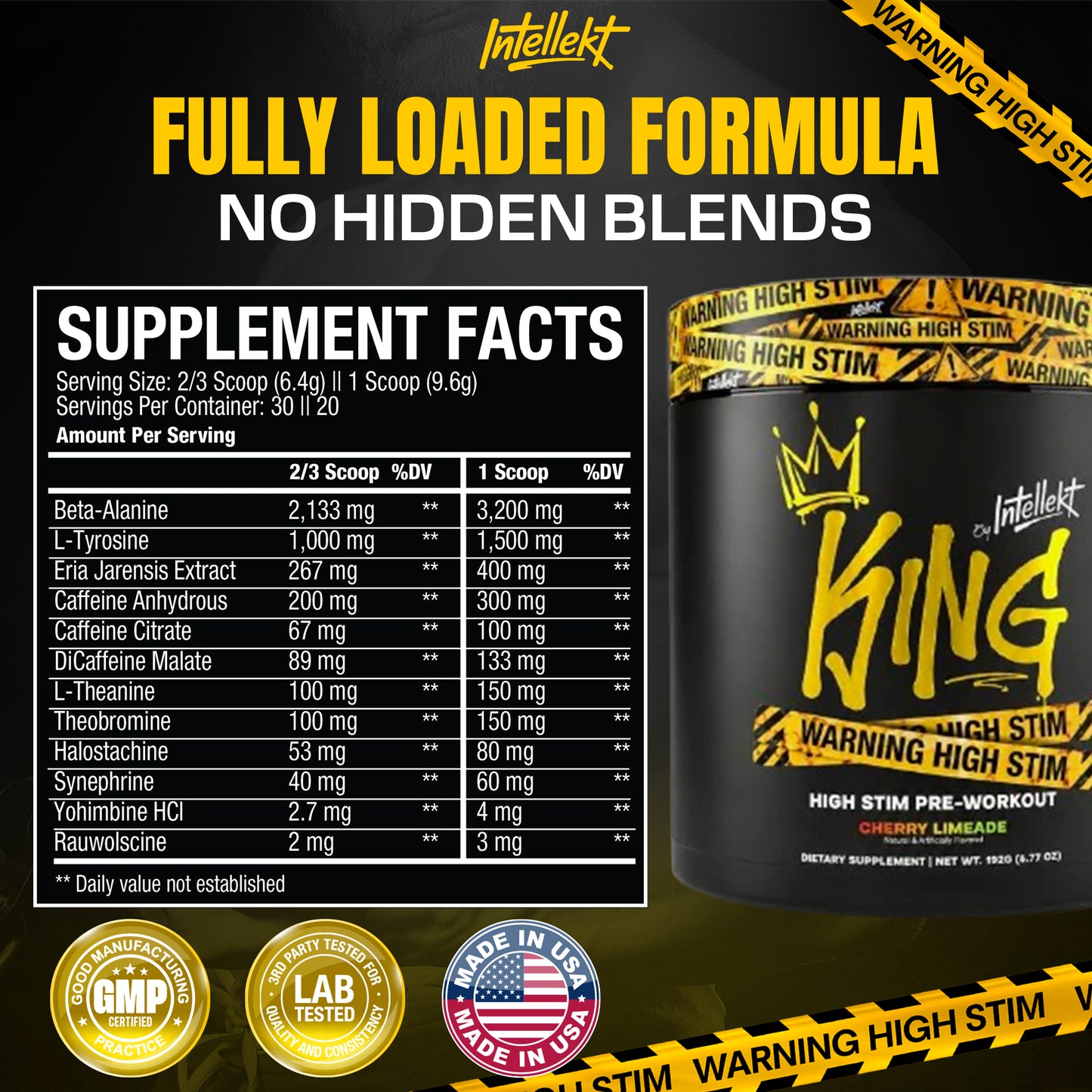 KING Preworkout Drink Mix