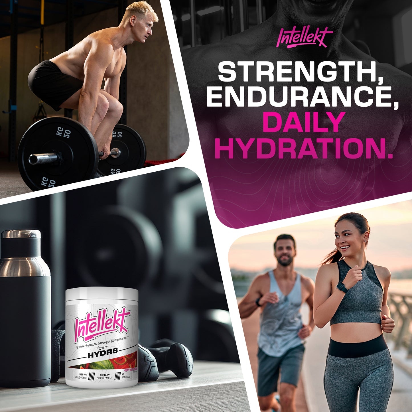 INTELLEKT HYDR8 Electrolytes and Creatine