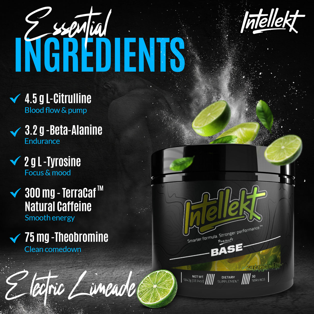 BASE Pre-Workout | Electric Limeade