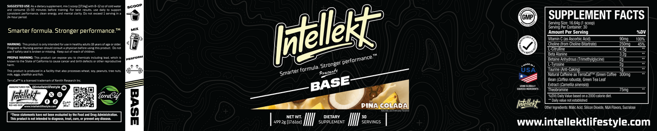 BASE Pre-Workout | Pina Colada