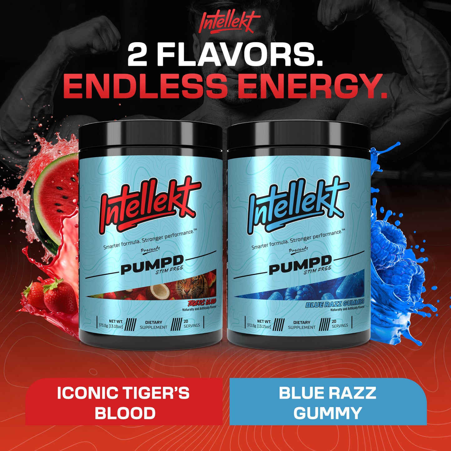 INTELLEKT PUMPD Stim-Free Pre-Workout